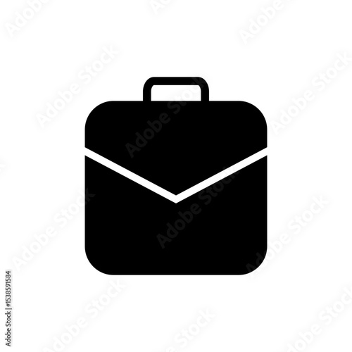 Briefcase icon symbol for apps and websites. suitcase sign and symbol. luggage symbol.