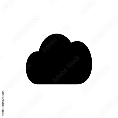 Cloud icon symbol for apps and websites. cloud sign and symbol