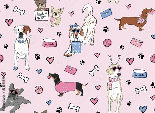 Puppy Love Pattern 1