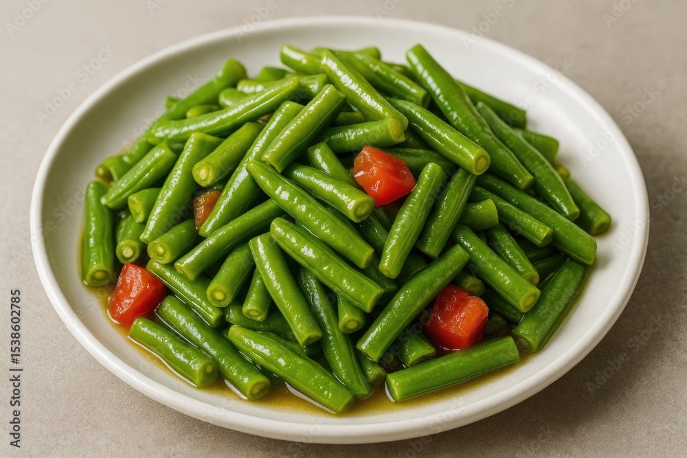 Preserved Sword Beans in Hunan Style Cuisine Preserved Sword Beans in Hunan Style Cuisine