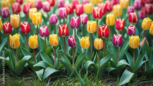 Vibrant and Stunning Tulip Display