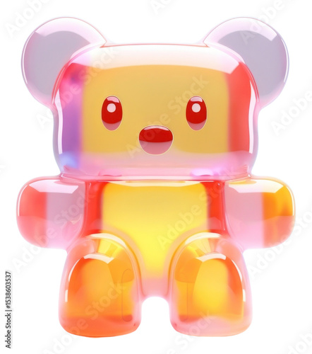 PNG Retro robot cute toy representation.