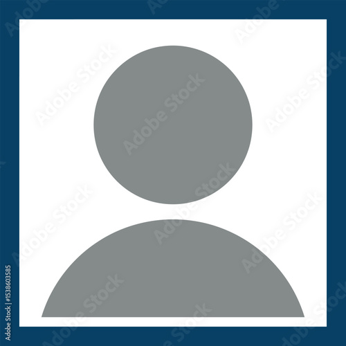 Generic User Profile Placeholder A Simple Gray Icon for User Accounts