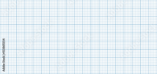 Graph paper lined for study at school or technical. Blueprint. Seamless pattern millimeter paper. Technical grid vector background
