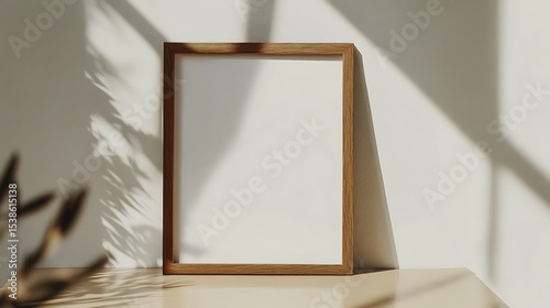 empty frame on the wall