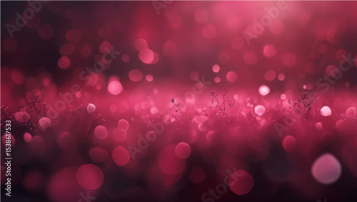 Abstract red lite Defocused bokeh background 
