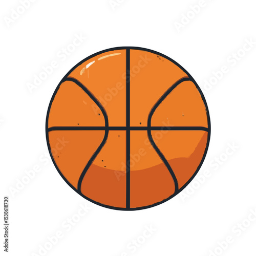 basketball ball vector illustration