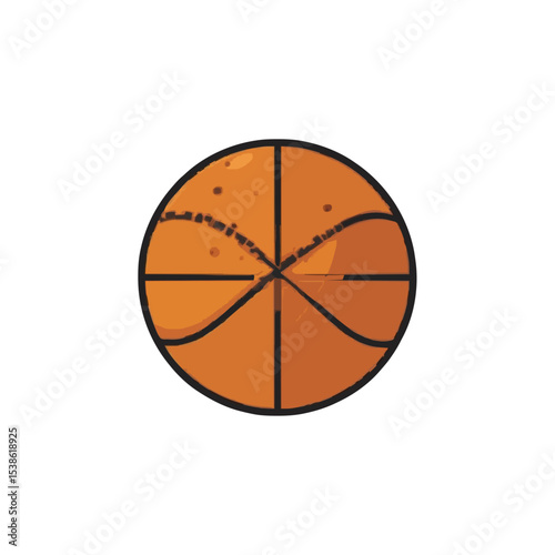 basketball ball vector illustration