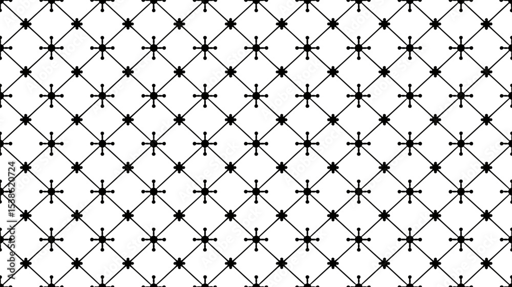 Fototapeta premium Seamless geometric pattern background vector design for fabric wallpaper and textile design abstract art deco editable stock vector illustration