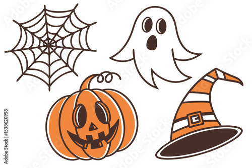 halloween pumpkin set