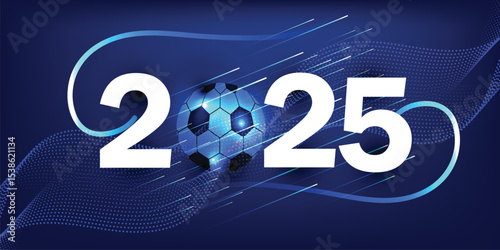  Soccer 2025 football banner design