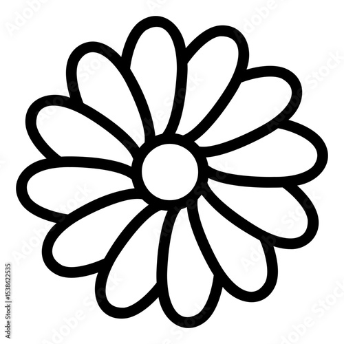 daisy Line Icon