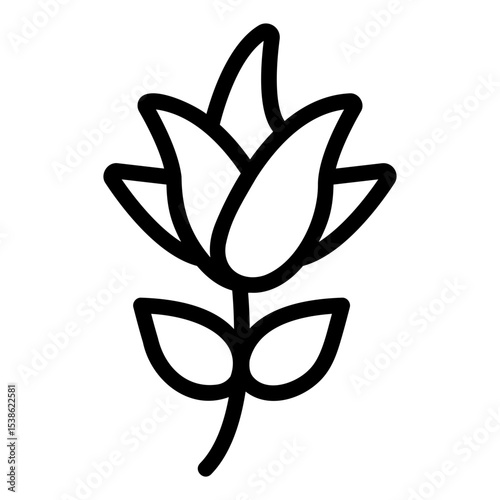 magnolia Line Icon