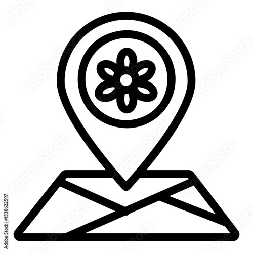 location Line Icon