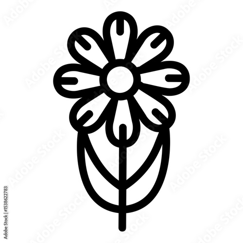 calendula Line Icon