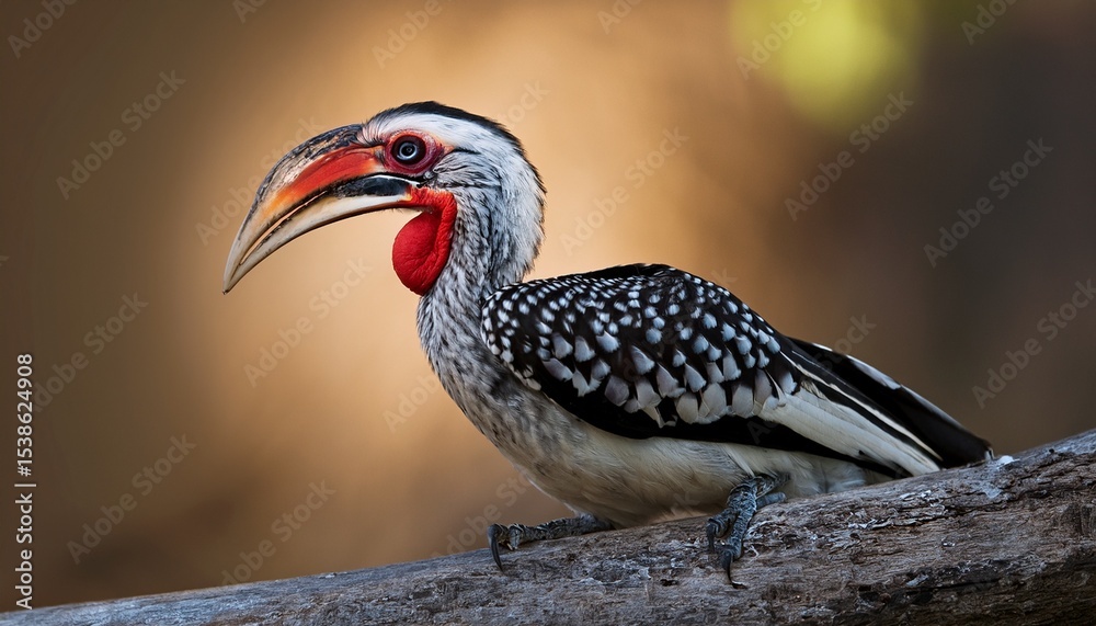 Obraz premium red billed hornbill