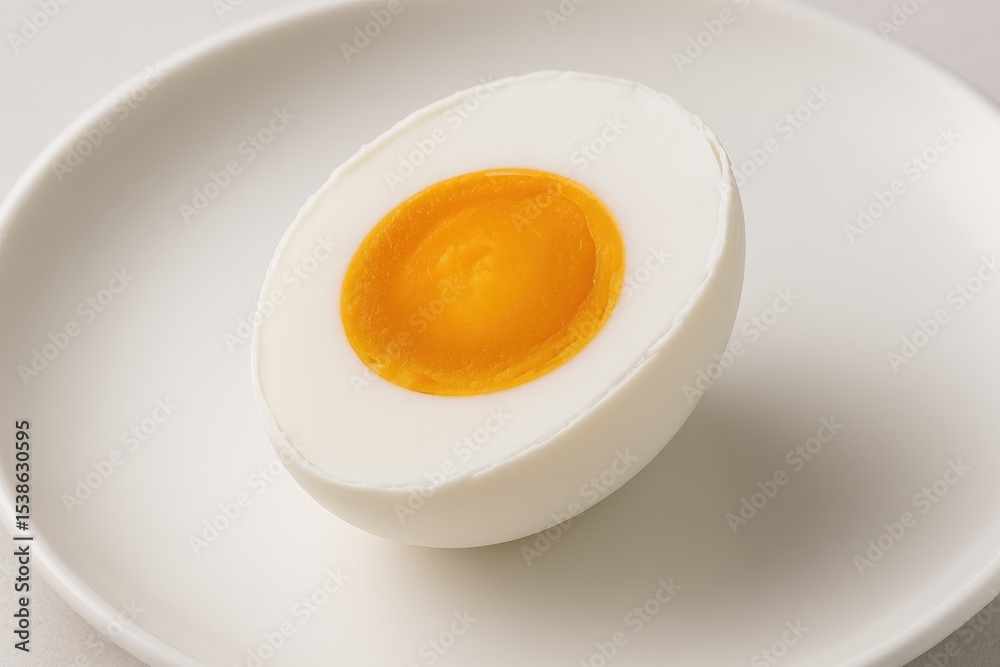 Half-cut salted egg for cooking Half-cut salted egg for cooking