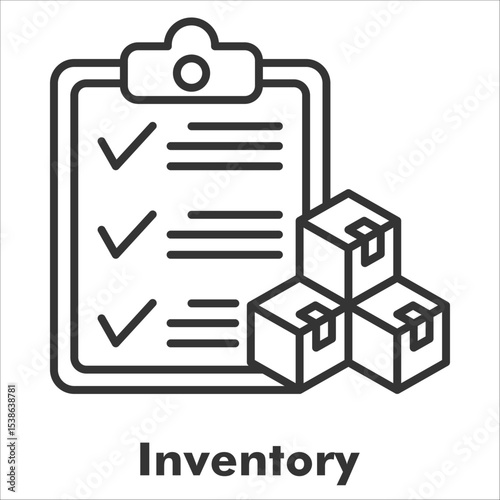 Inventory Outline Icon