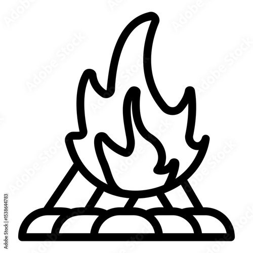 fire Line Icon