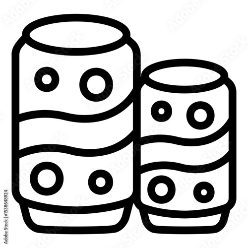 soda can Line Icon