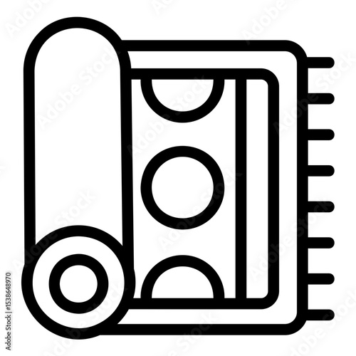 blanket Line Icon