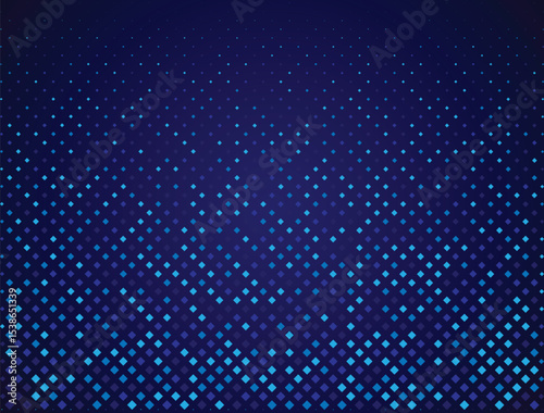 High resolution Radiant halftone square dot textured background featuring classical colourful vibrant blue styles vectors. Perfect for comics, pop art, digital designs and retro themed project.