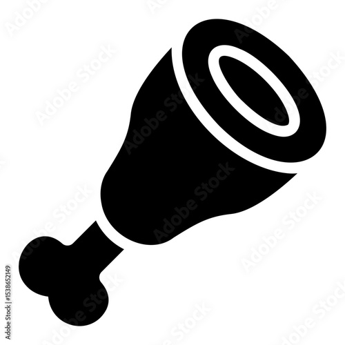 chicken leg Solid icon