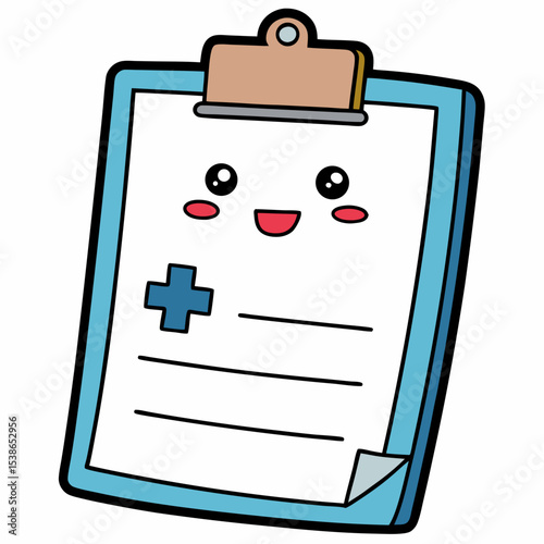 Minimal Medical Chart Vector