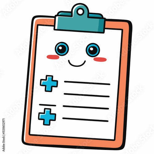 Minimal Medical Chart Vector