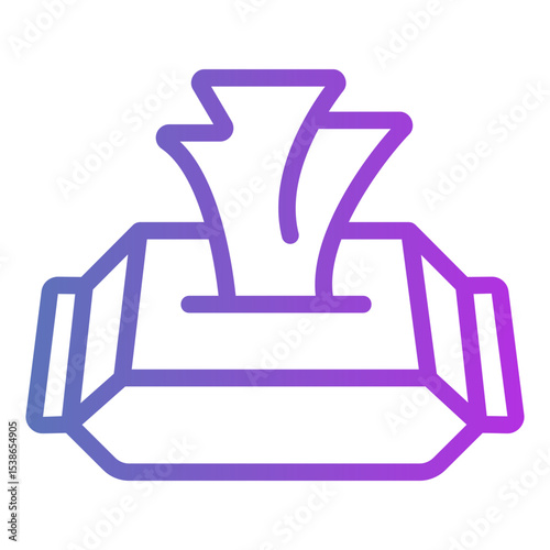 wipes Gradient icon