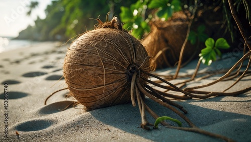 Dry coconut skin fiber is naturally known as coconut fiber. Coconut fiber, a natural fiber, originates from the outer shell of the coconut.