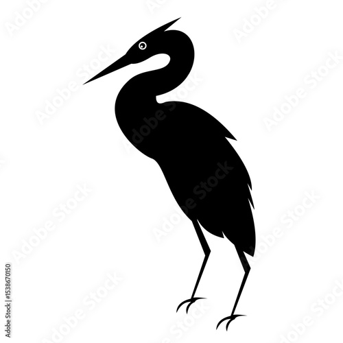 Bird art vector, illustration, silhouette design.