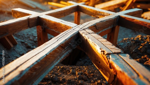 Floor joists constructed from heavy lumber in new building projects