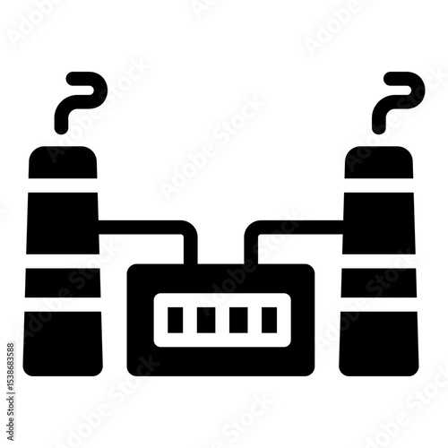 geothermal energy Solid icon