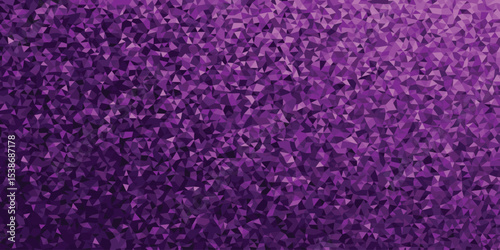 Purple Low Poly Geometric Triangle Pattern Background Texture