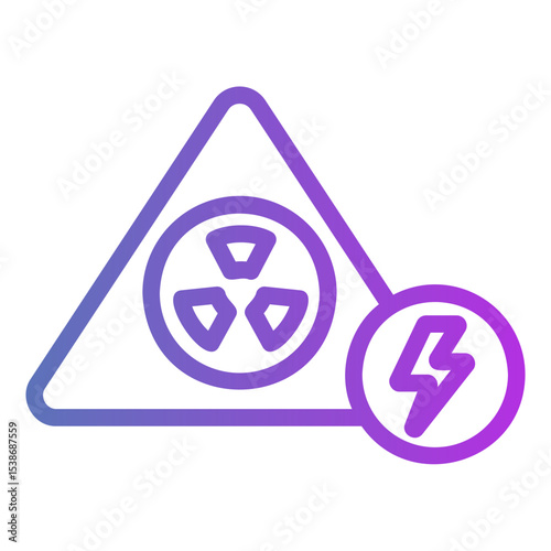 radioactive Gradient icon