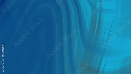 Abstract design with flowing lines of deep teal.