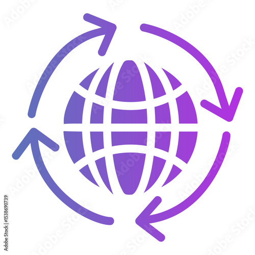 globe Gradient icon