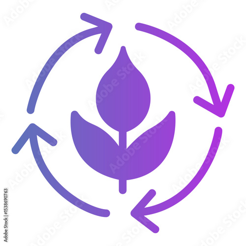 leaf Gradient icon