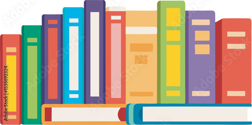 A diverse collection of images showcasing open and closed books from multiple angles, perspectives, and arrangements for creative design use