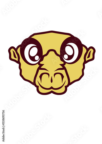 dromadaire animaux dessin cartoon enfant 