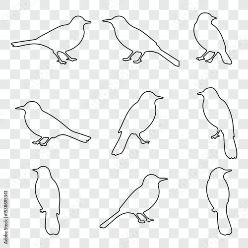 Flat and Minimal crow icon vector illustration isolated on white background an bart icon