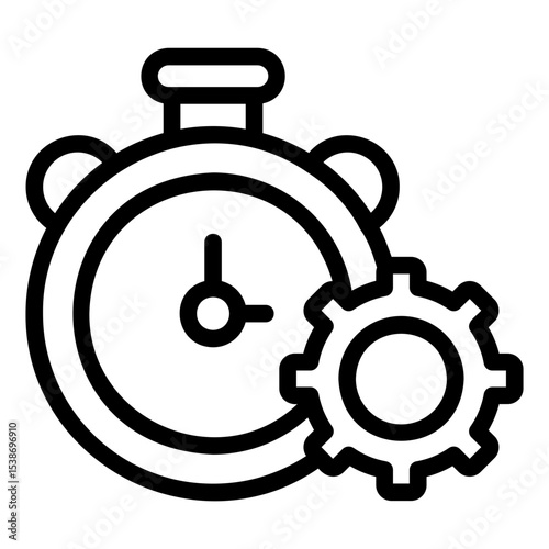 duration Line Icon