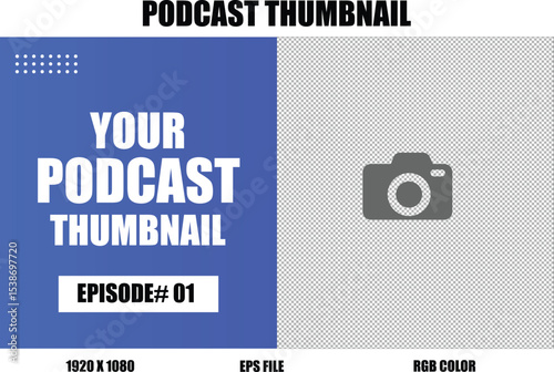 Podcast YouTube Thumbnail Design for Talk Shows, Interviews, and Audio Content