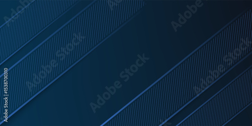 Blue Background. Dark blue abstract background geometry shine and layer element vector for presentation design.