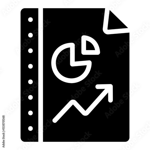 annual report Solid icon