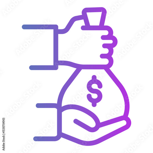 investment Gradient icon