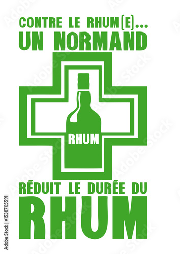 normand reduit duree rhum pharmacie alcool humour