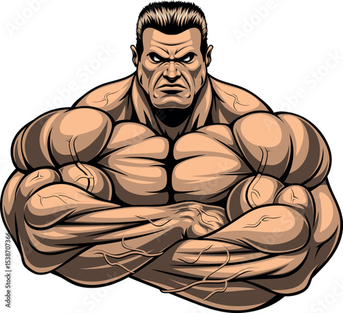 muscular male model