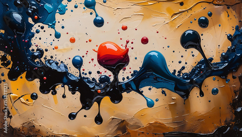 Dive into a world of color: an abstract masterpiece that will blow your mind